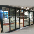 Super wide lift sliding door solid oak with exterior aluminum cladding sliding door system from China brand